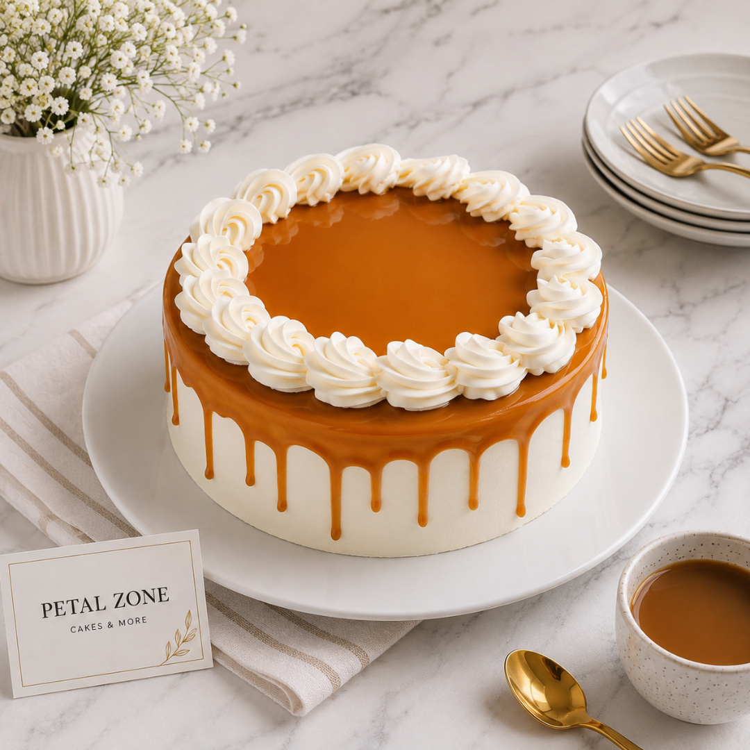 Caramel Gold – Silky Cream Cake