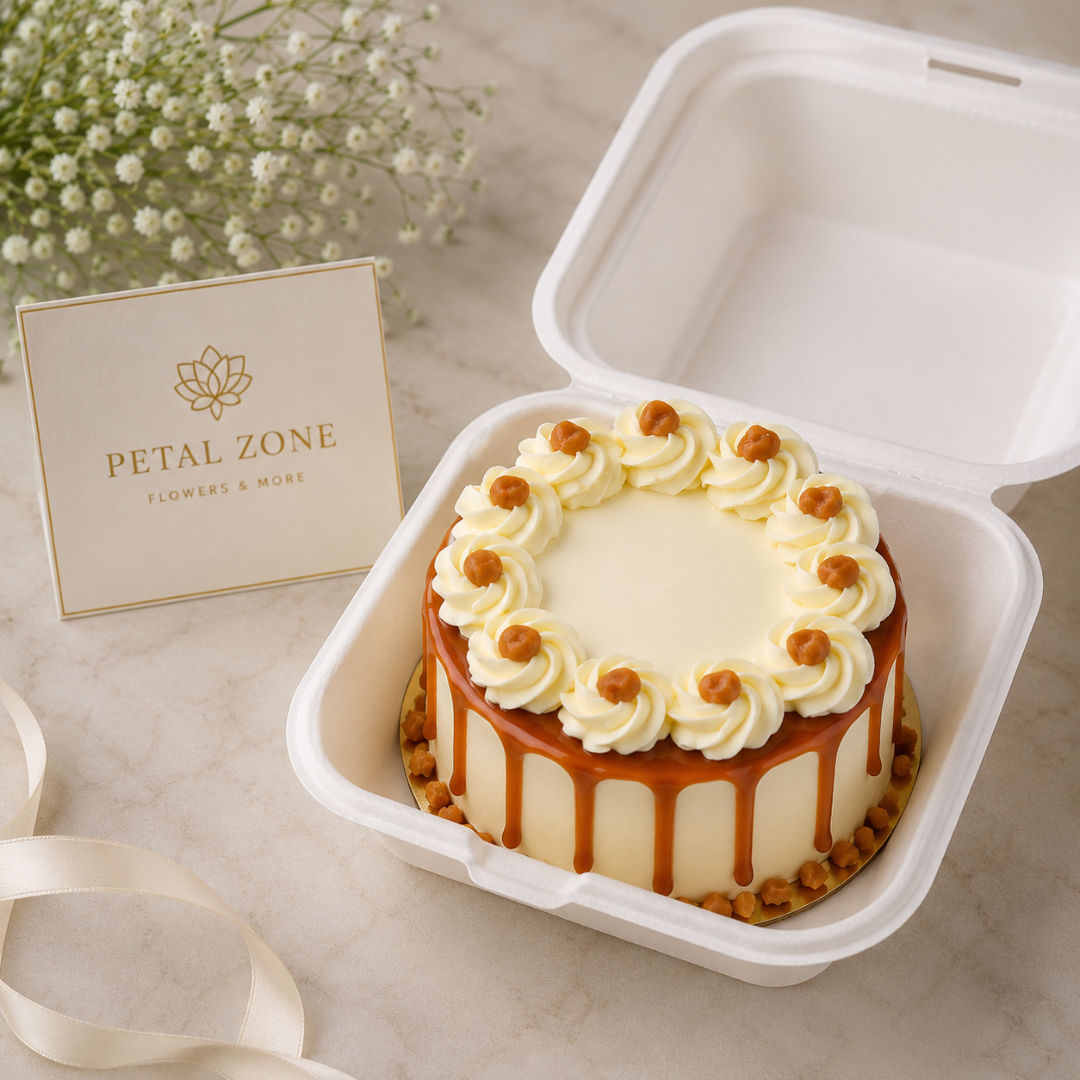 Golden Little Dream – Butterscotch Bento Cake