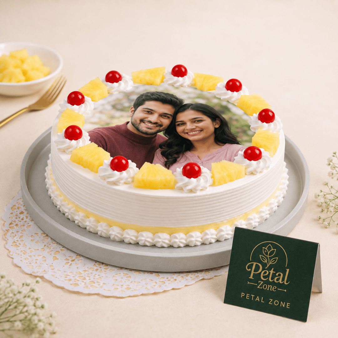 Tropical Memories – Pineapple Photo Cake