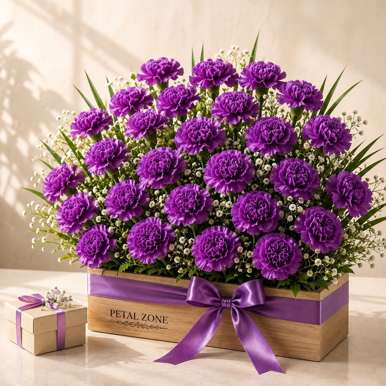 A Garden of Purple Dreams – 25 Purple Carnations