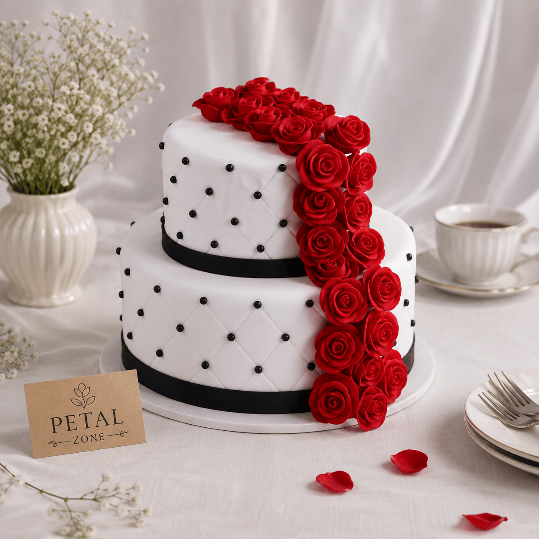 Black Forest Royale – Fondant Cake