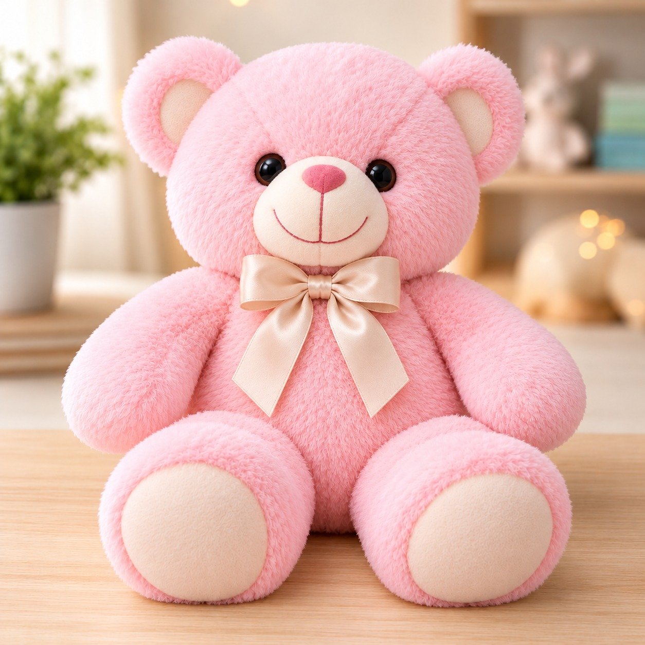 Pink Petals – Pink Mini Teddy Bear
