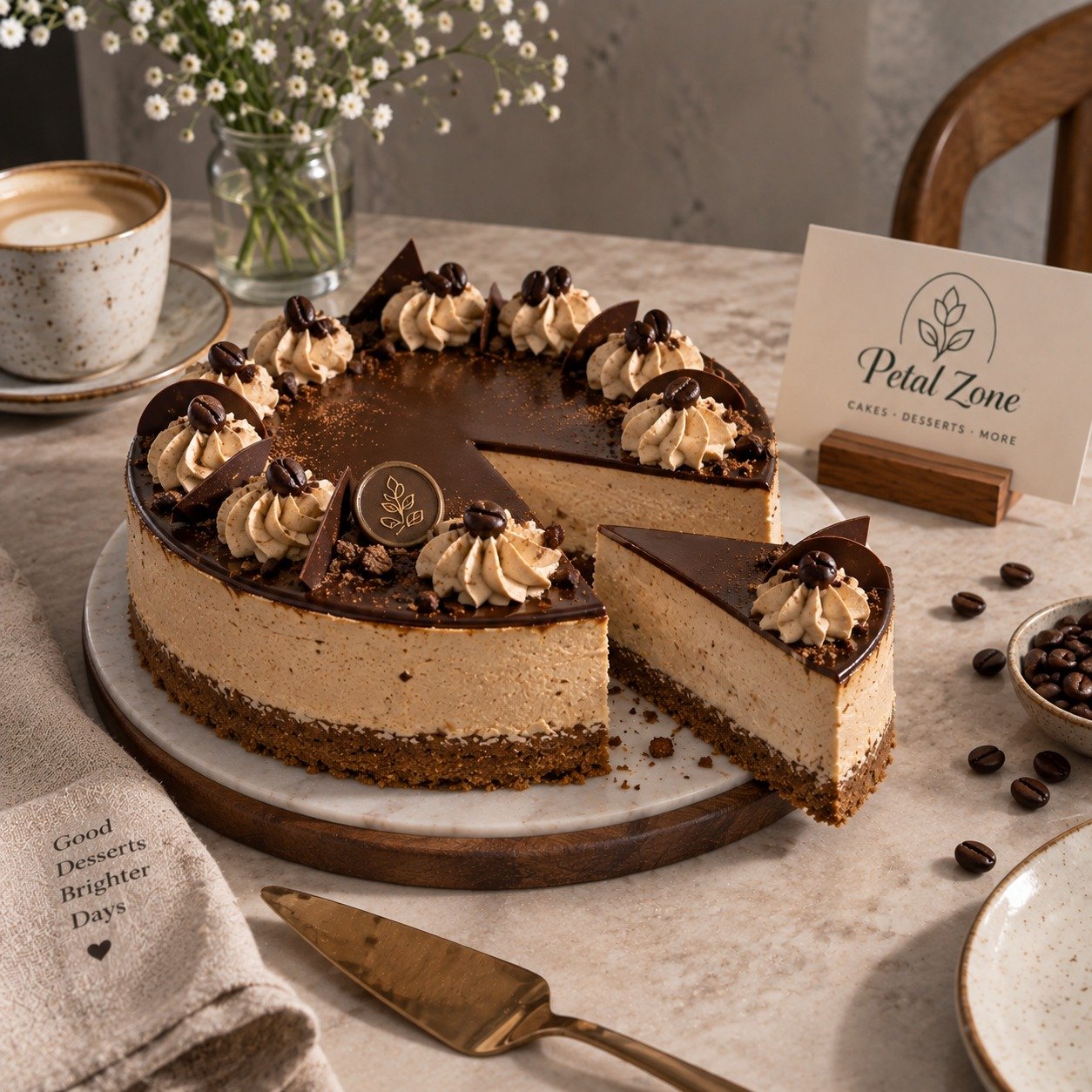 Coffee Cream Dream – Coffee Cheesecake