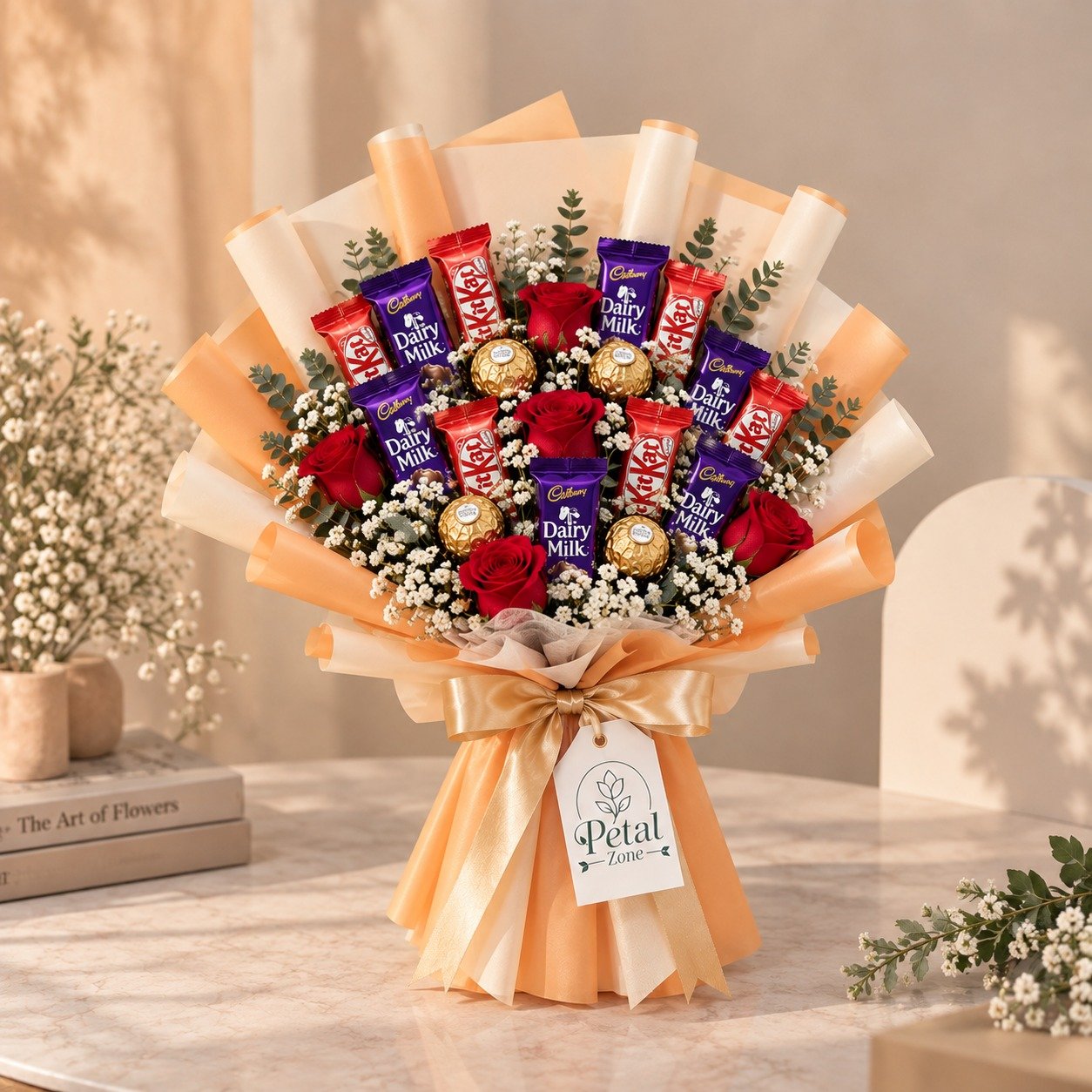 Ultimate Chocolate Break – Mixed Chocolate & Kit Kat Bouquet