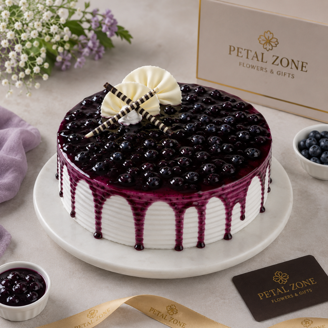 Blueberry Bliss – Berry Cream Cake 2