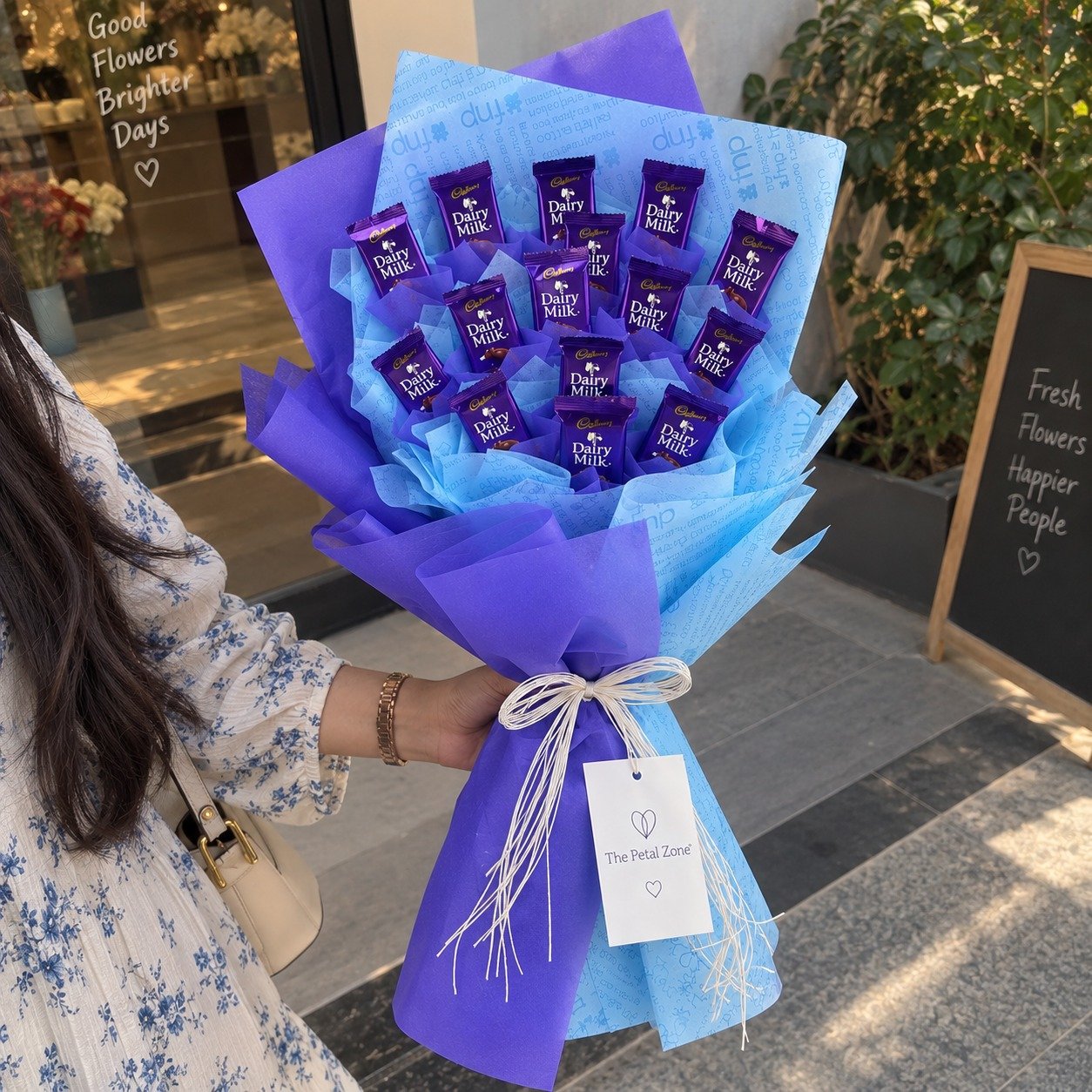 Purple Delight – Classic Dairy Milk Bouquet 2