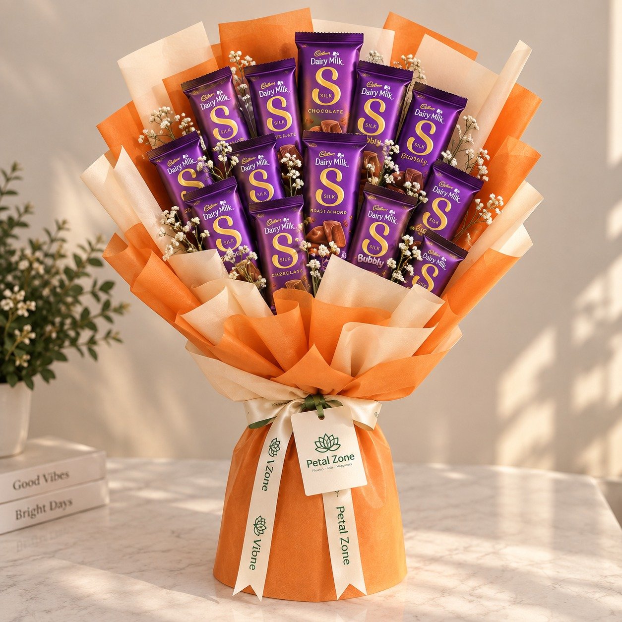 Silk Indulgence – Premium Dairy Milk Silk Bouquet 2