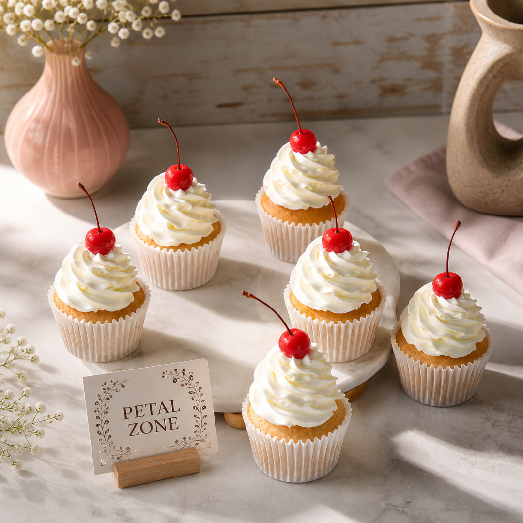 Vanilla Celebration Box – 6-Piece Cupcake Box 2