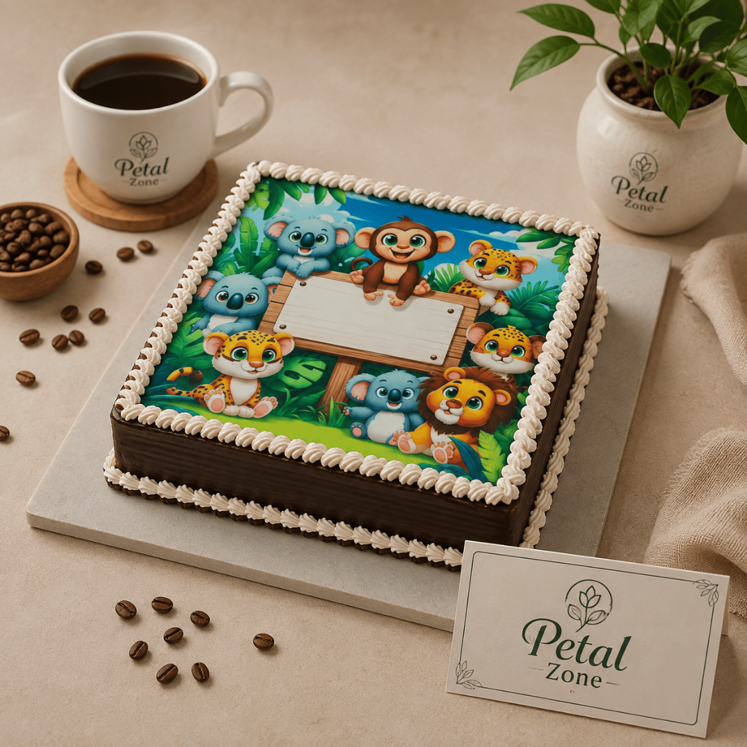 Brewed with Memories – Coffee Photo Cake 2