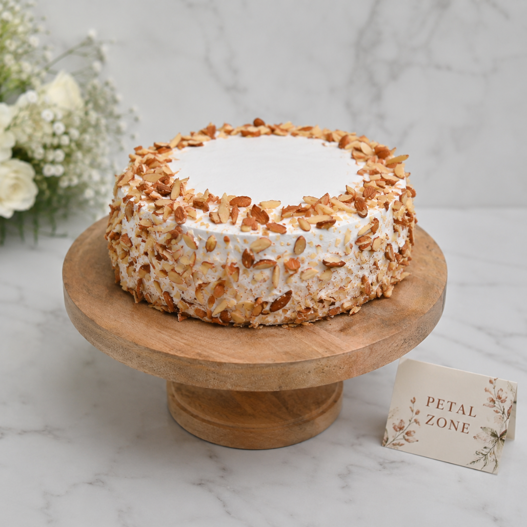 Almond Elegance – Nutty Cream Cake 2