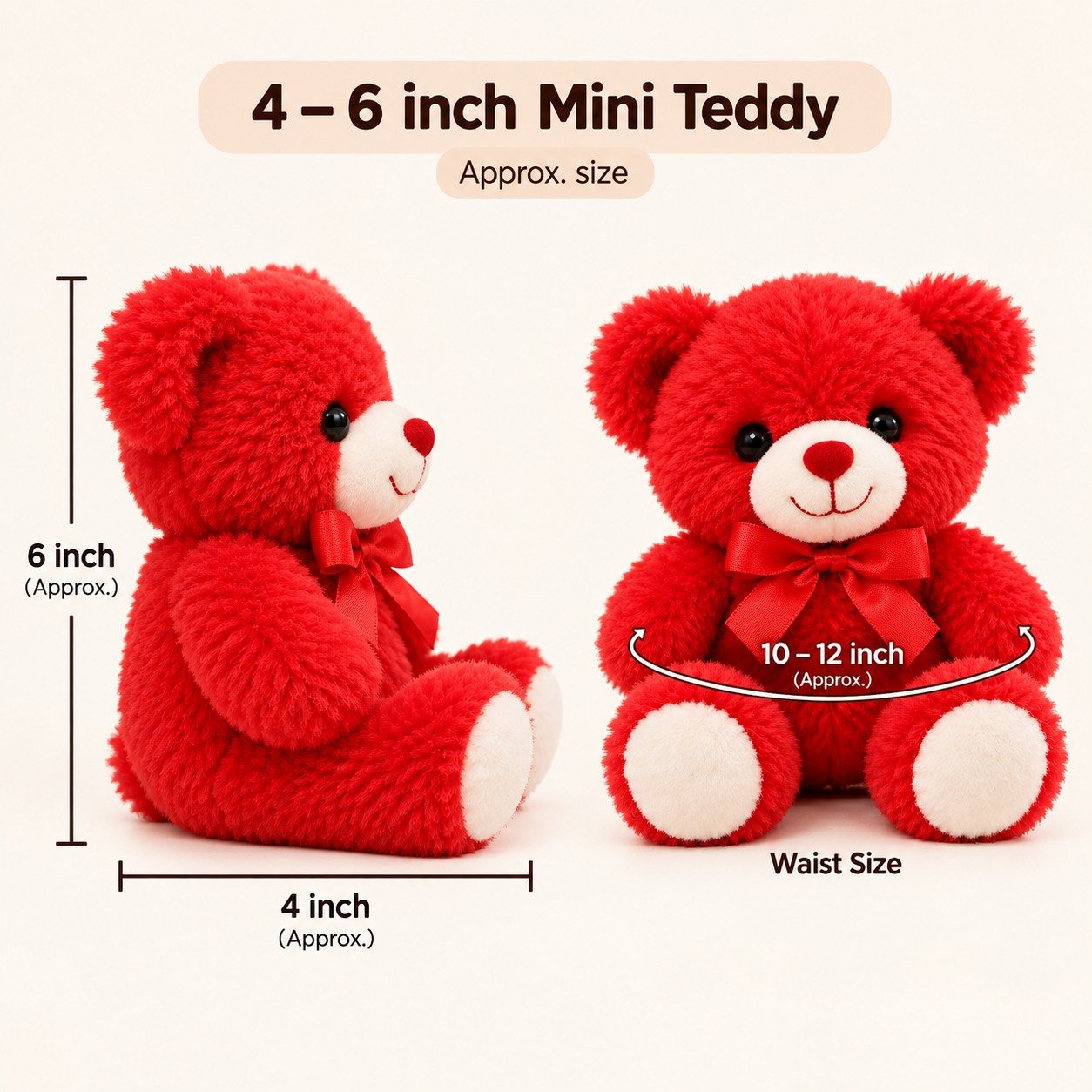 Little Love – Red Mini Teddy Bear 3