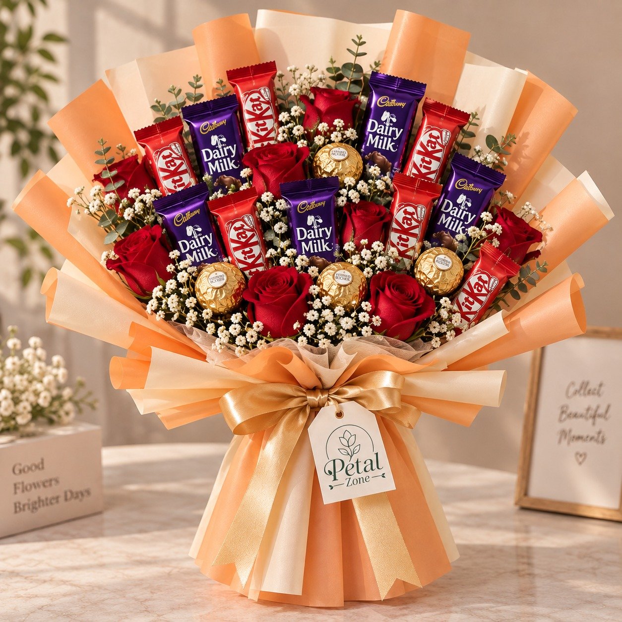 Ultimate Chocolate Break – Mixed Chocolate & Kit Kat Bouquet 2