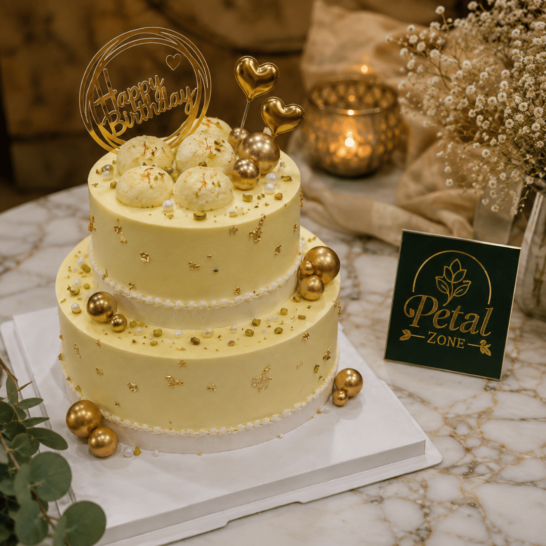 Royal Rasmalai – Fondant Fusion Cake 2
