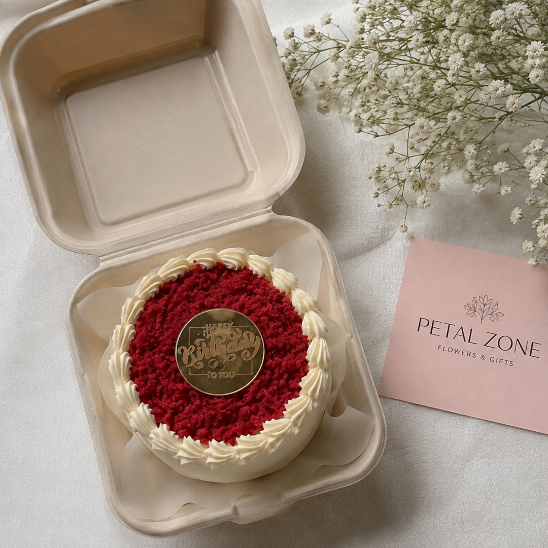 Mini Velvet Romance – Red Velvet Bento Cake 2