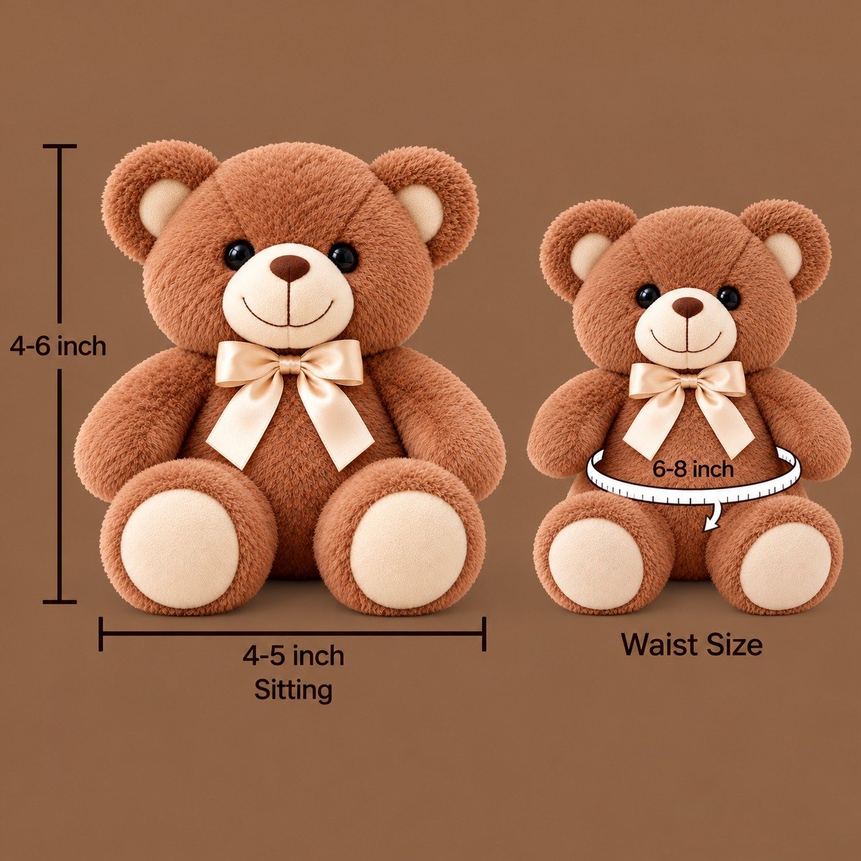 Cocoa Cuddles – Brown Mini Teddy Bear 3