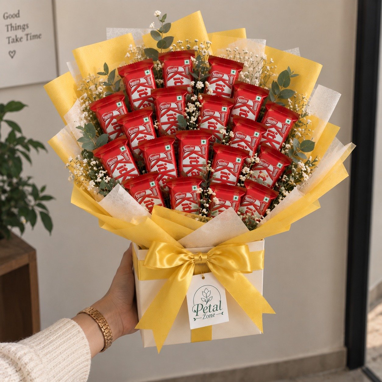 Chocolate Luxe Box – Box Style Kit Kat Bouquet 3