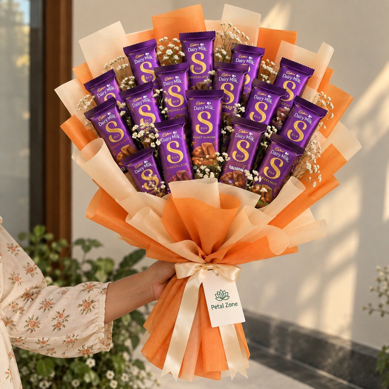 Silk Indulgence – Premium Dairy Milk Silk Bouquet 3