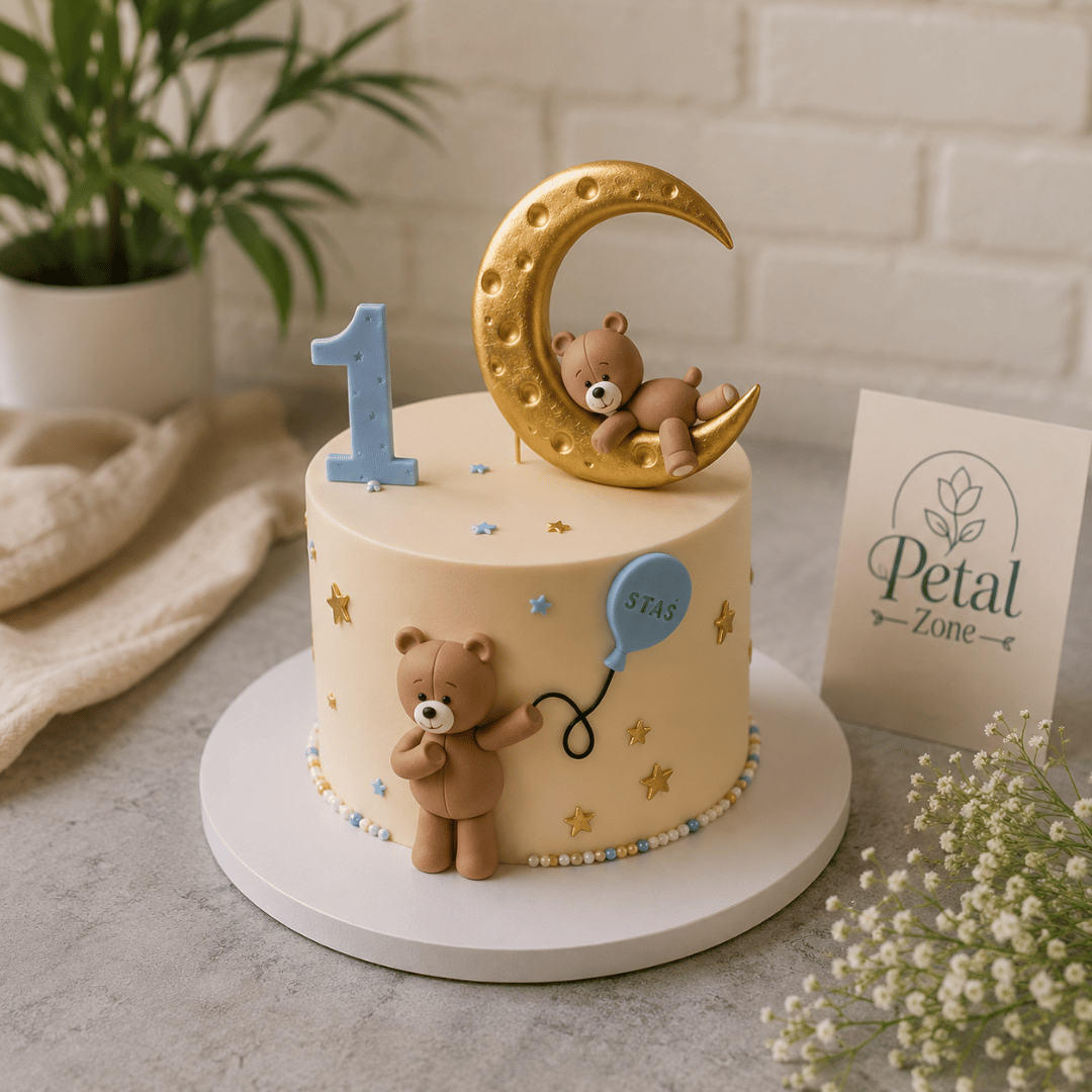 Golden Butterscotch – Fondant Cake 2