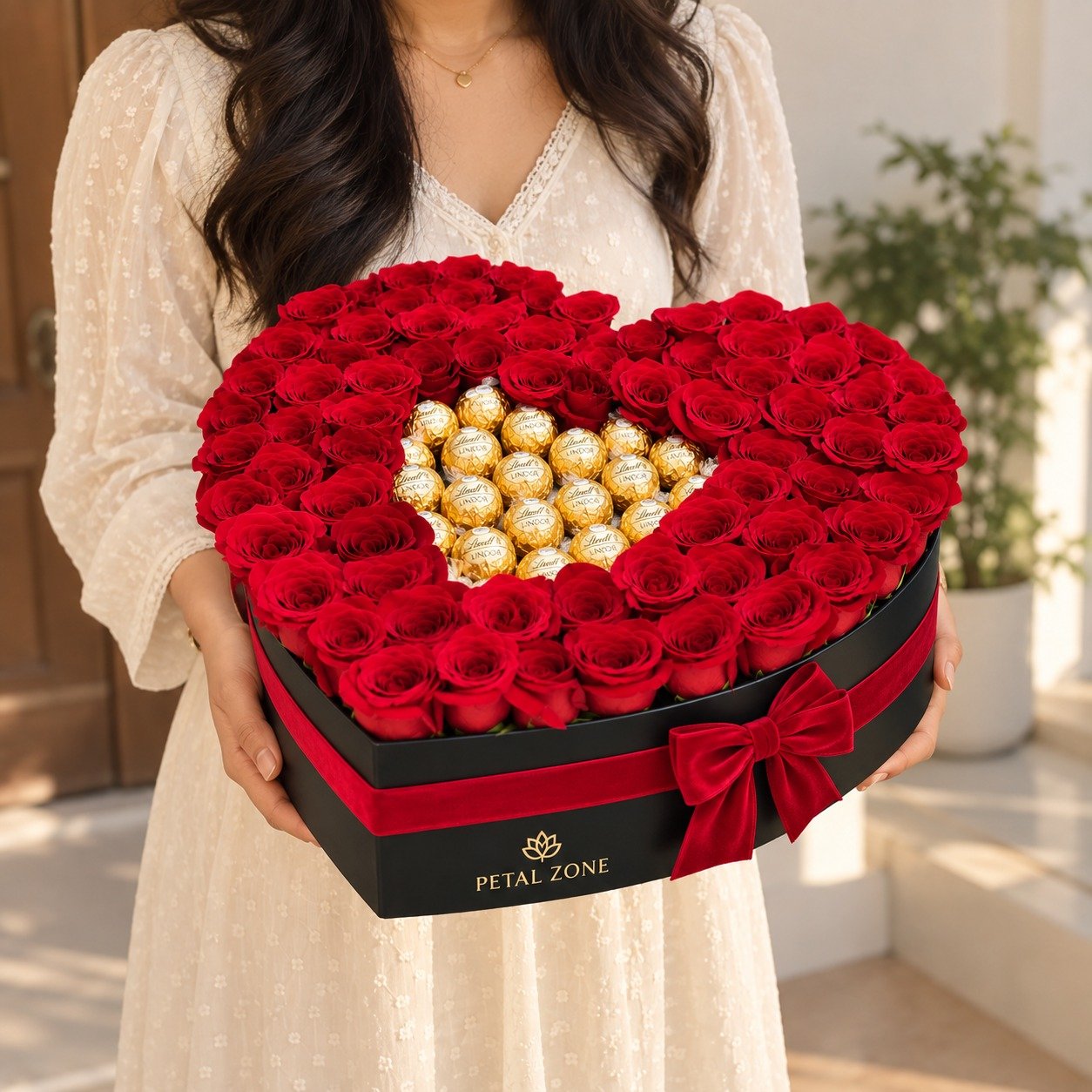 Heart of Luxury – Heart-Shaped Lindt Bouquet 2