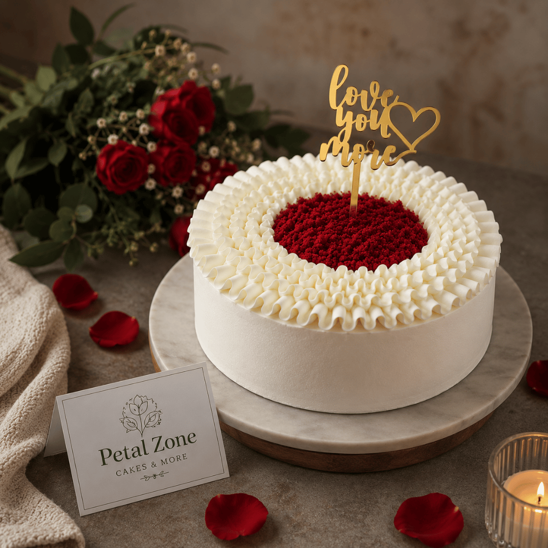 Velvet Romance – Designer Red Velvet Cake 2