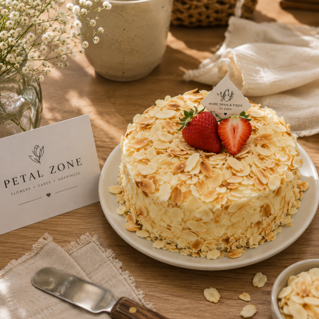 Little Almond Elegance – Almond Bento Cake 2