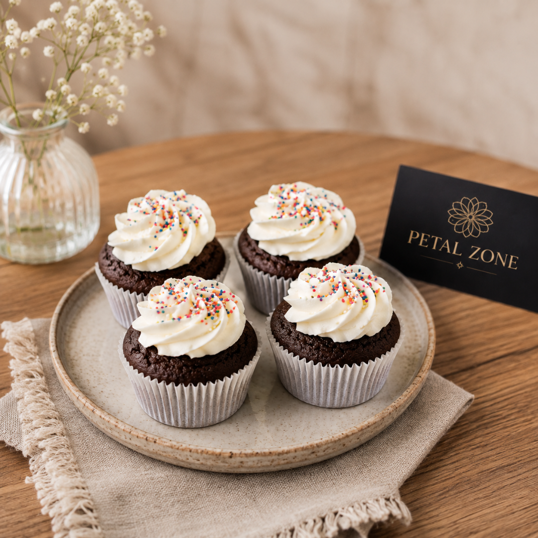 Chocolate Bliss Box – 4-Piece Cupcake Box 2