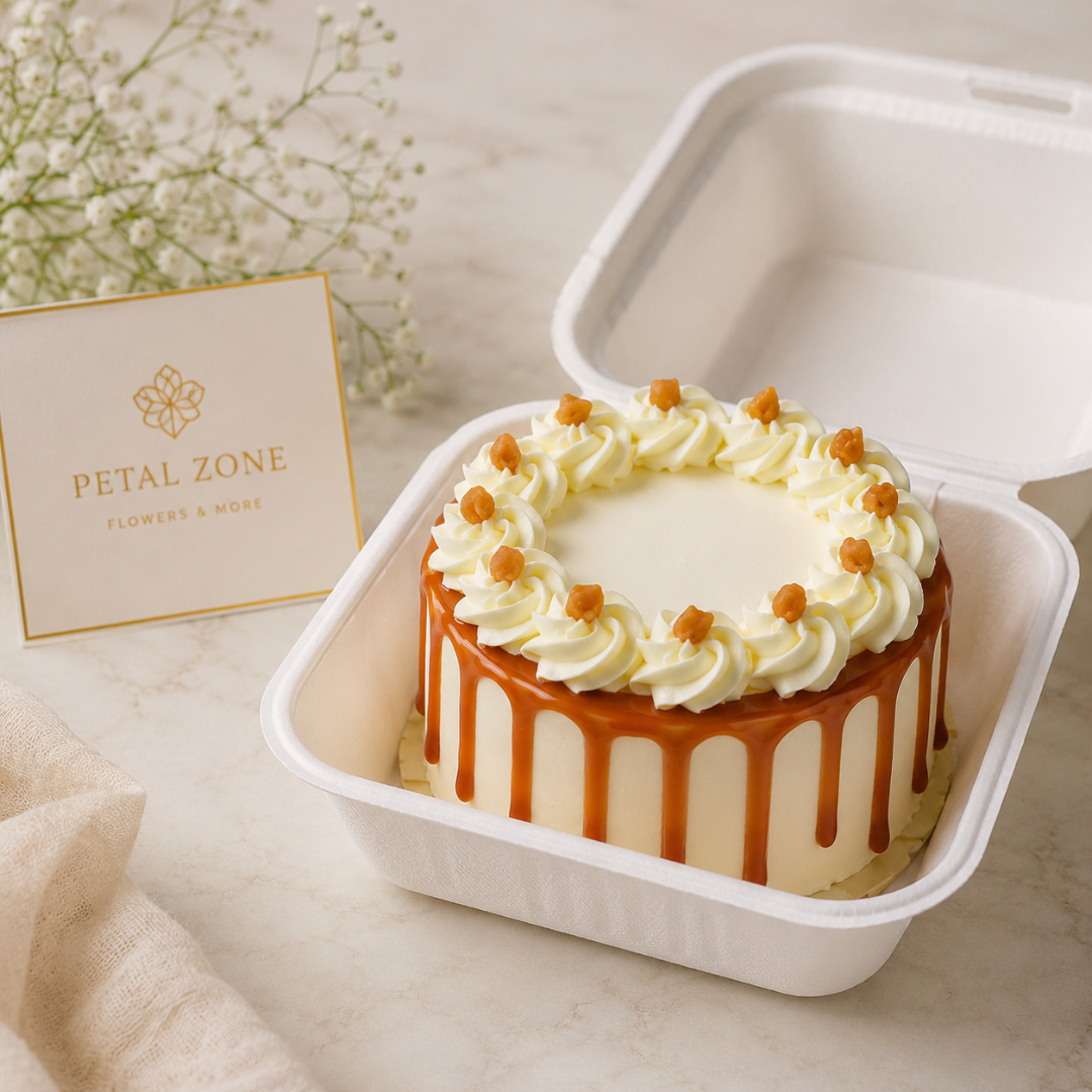 Golden Little Dream – Butterscotch Bento Cake 2