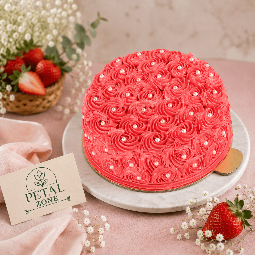 Strawberry Elegance – Designer Cake 2