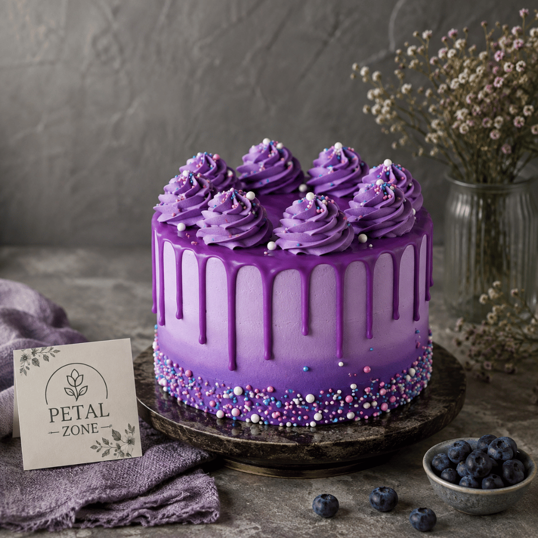 Blueberry Grandeur – Designer Cake 2
