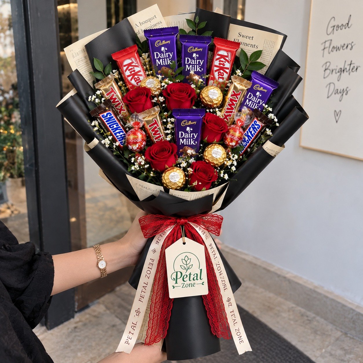 Candy Break Delight – Candy Mix Kit Kat Bouquet 3