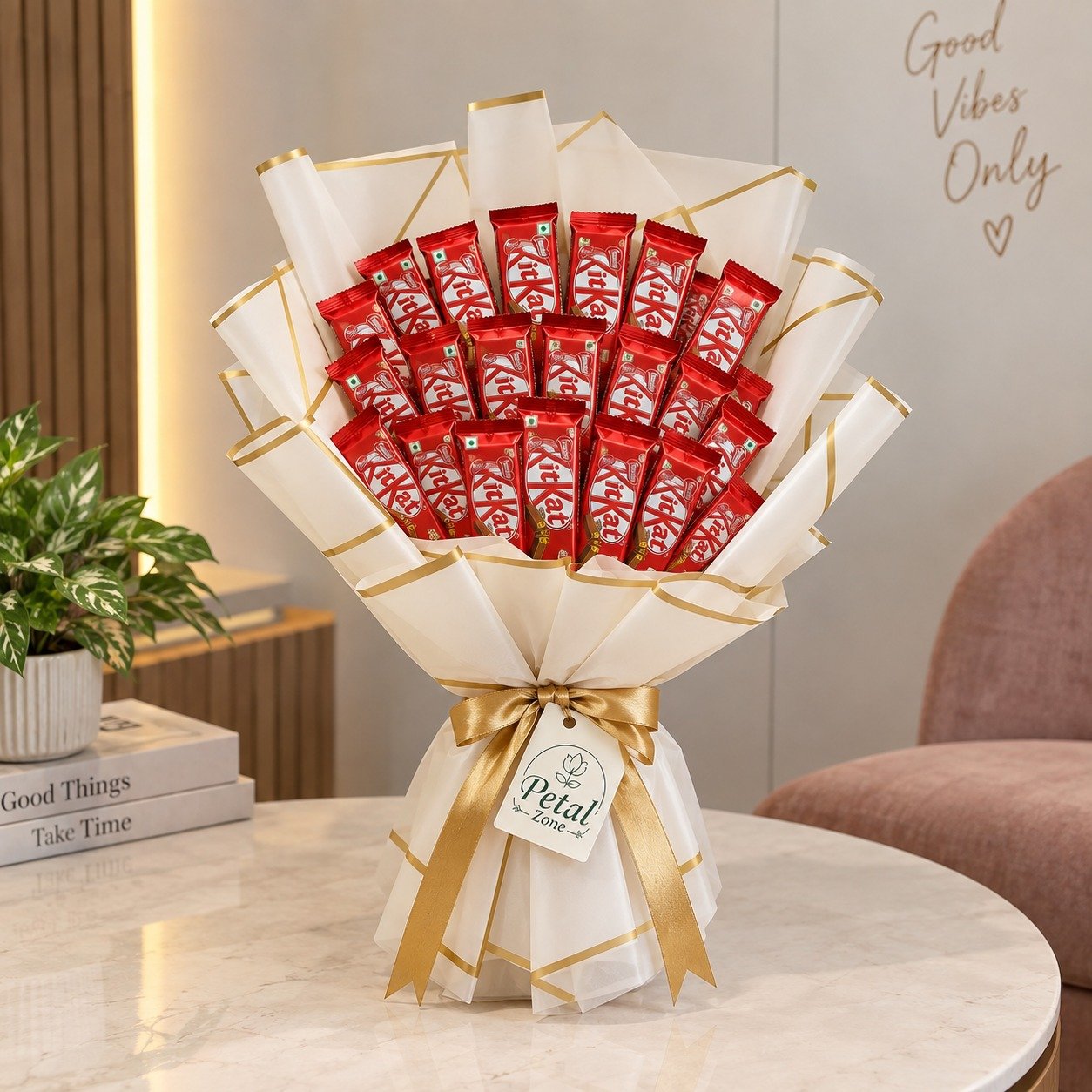 Layered Indulgence – Two-Tier Kit Kat Bouquet 2