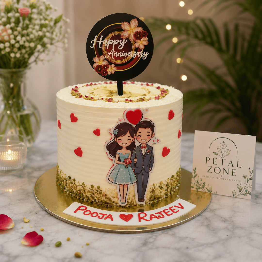 Memories with a Royal Twist – Rasmalai Photo Cake 2