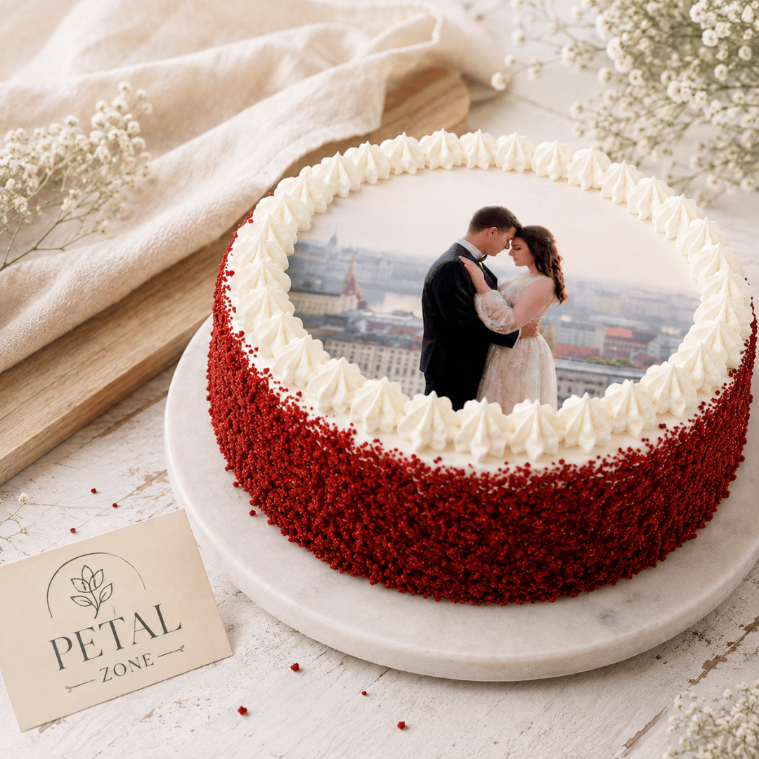 A Picture of Love – Red Velvet Photo Cake 2