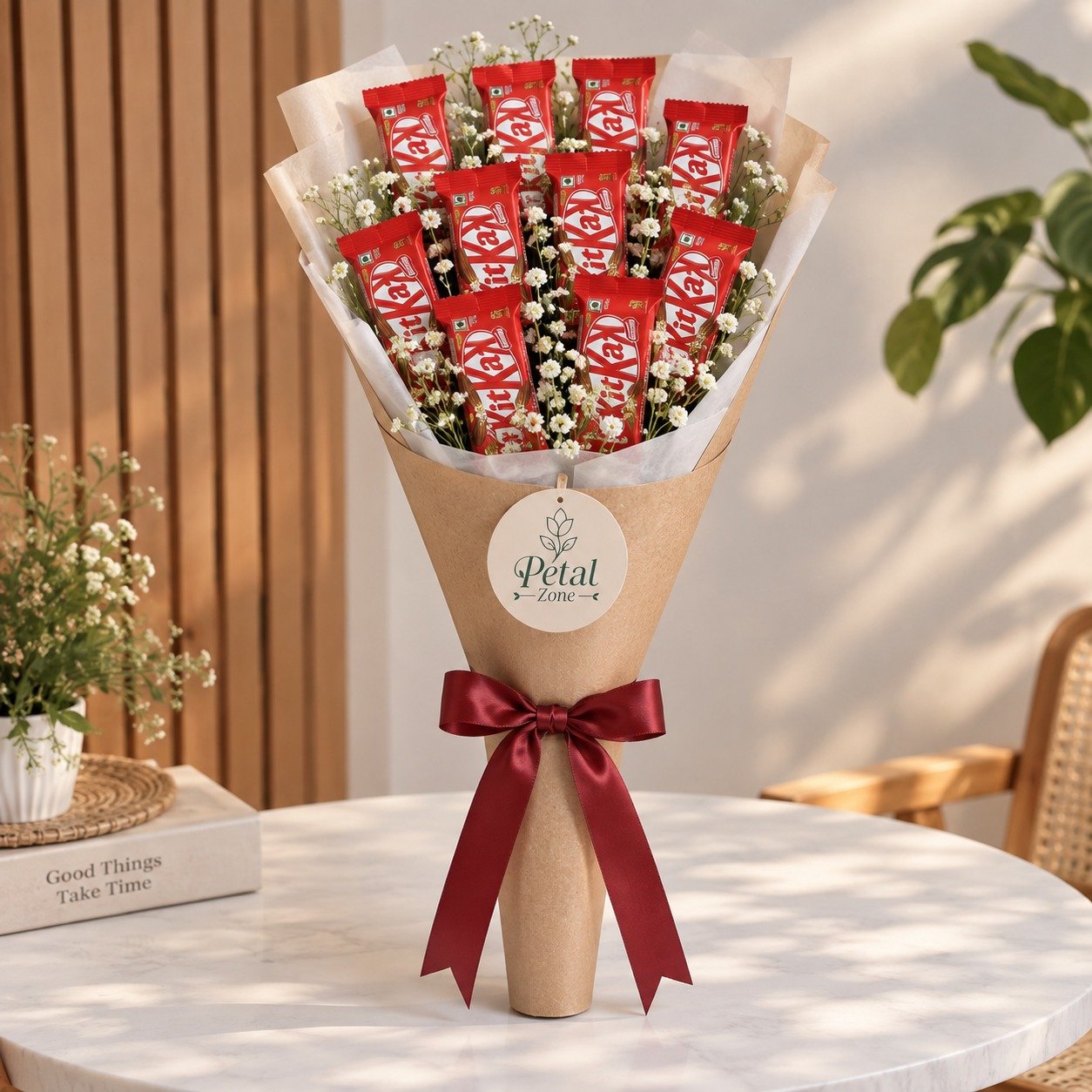 Crunchy Cone Charm – Cone Style Kit Kat Bouquet 2