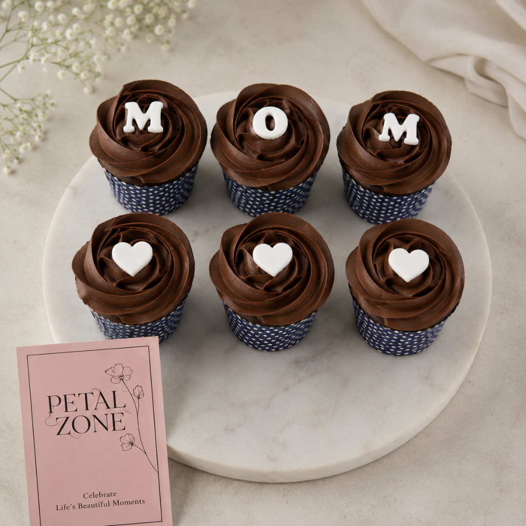 Chocolate Celebration Box – 6-Piece Cupcake Box 2
