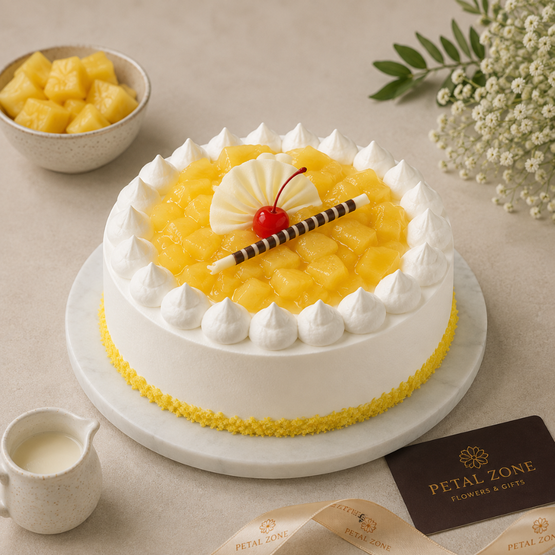 Tropical Pineapple Delight – Cream Cake 2