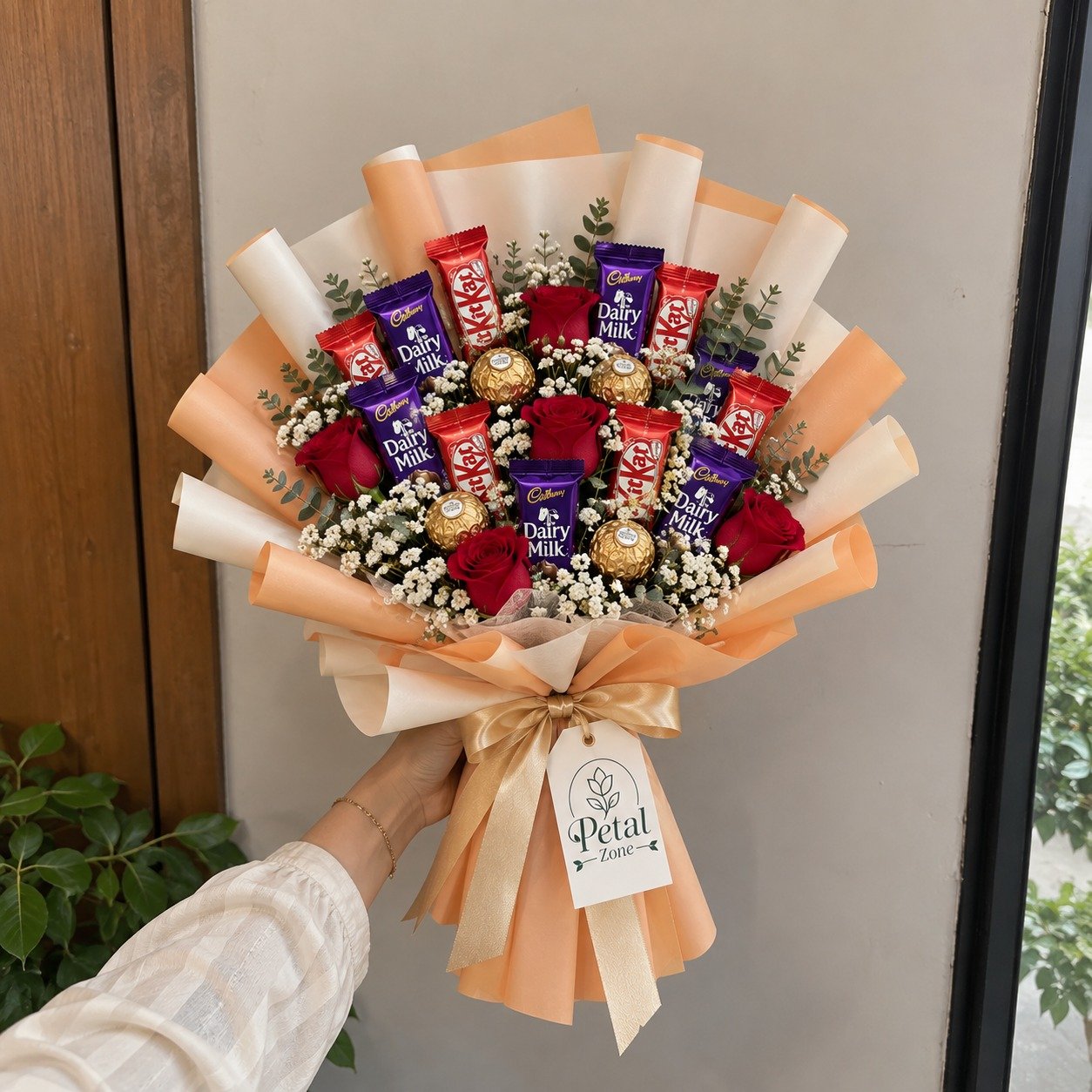 Ultimate Chocolate Break – Mixed Chocolate & Kit Kat Bouquet 3