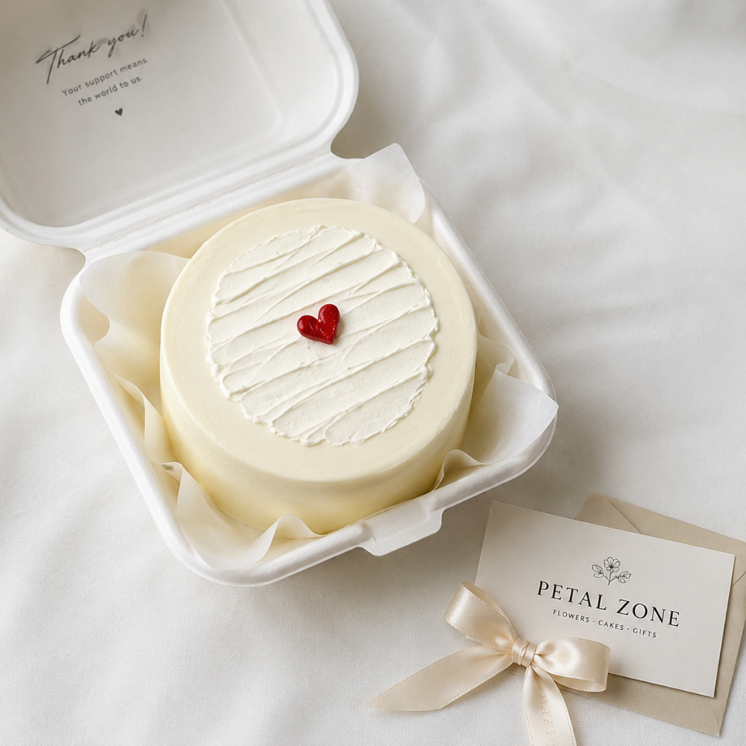 Little Snowy Forest – White Forest Bento Cake 2