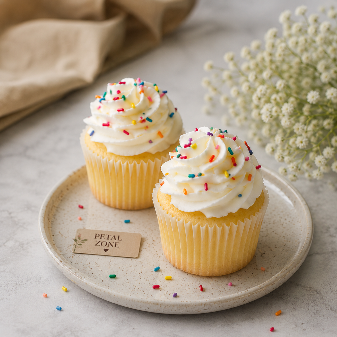 Little Vanilla Clouds – 2-Piece Cupcake Box