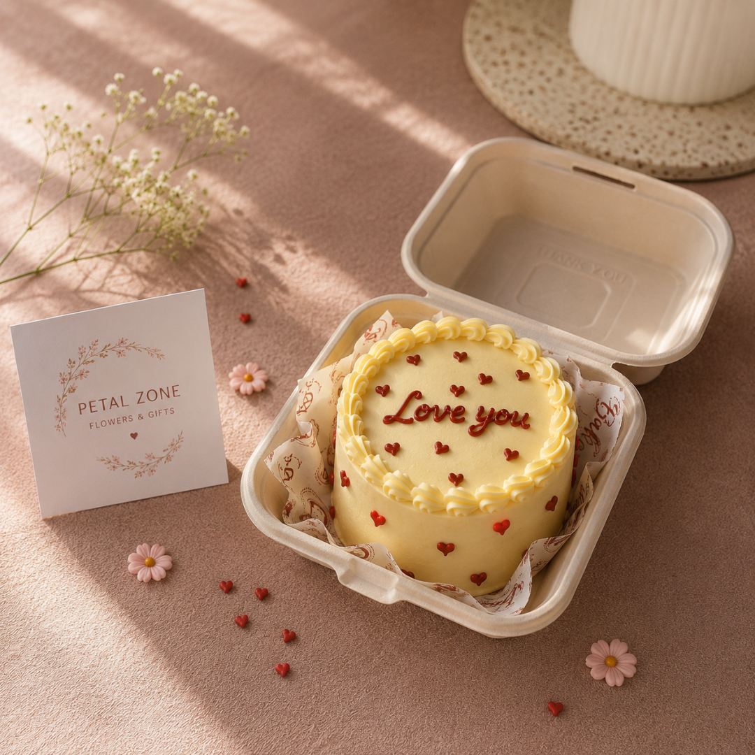 Tropical Little Delight – Pineapple Bento Cake