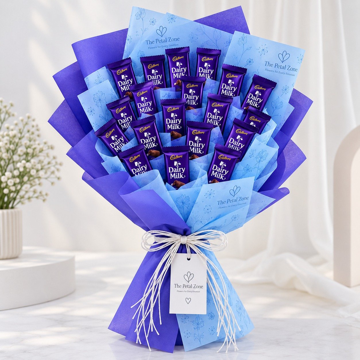 Purple Delight – Classic Dairy Milk Bouquet