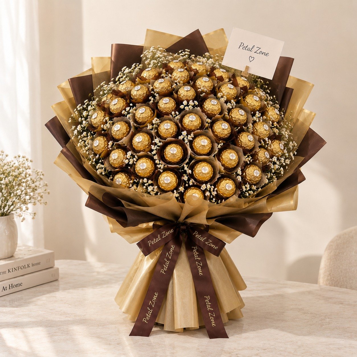 Grand Golden Fantasy – Giant Ferrero Rocher Bouquet