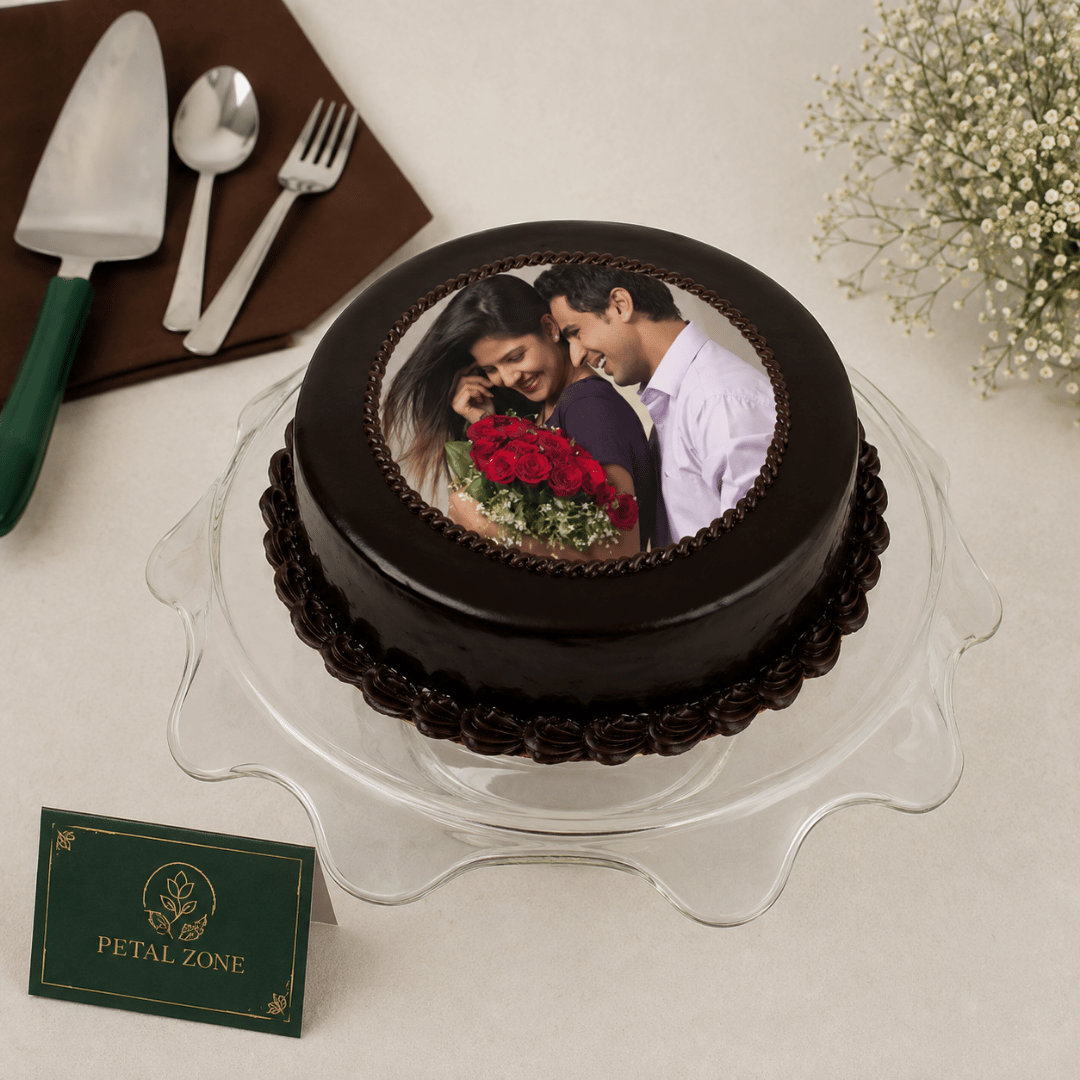 Memories in Truffle – Truffle Photo Cake