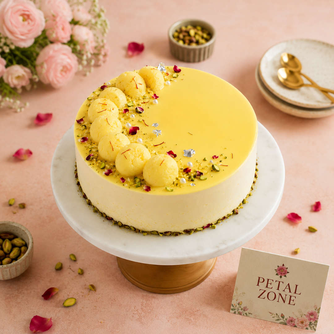 Royal Rasmalai – Indian Fusion Cream Cake