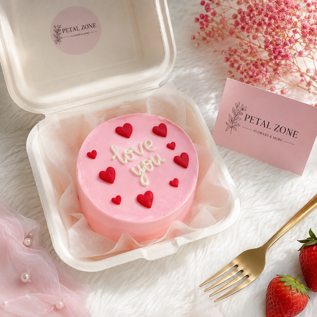 Little Strawberry Love – Strawberry Bento Cake