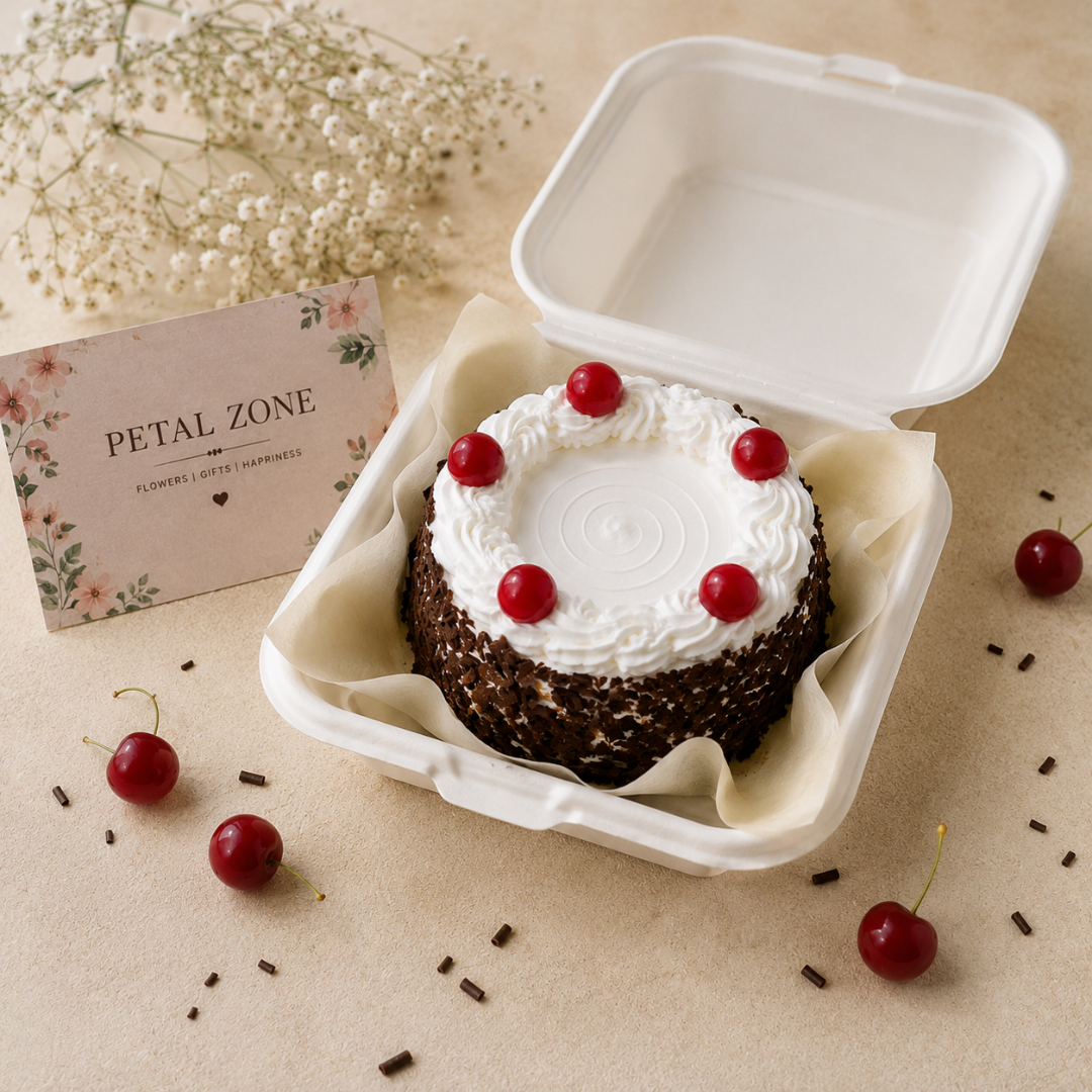 Little Forest Indulgence – Black Forest Bento Cake
