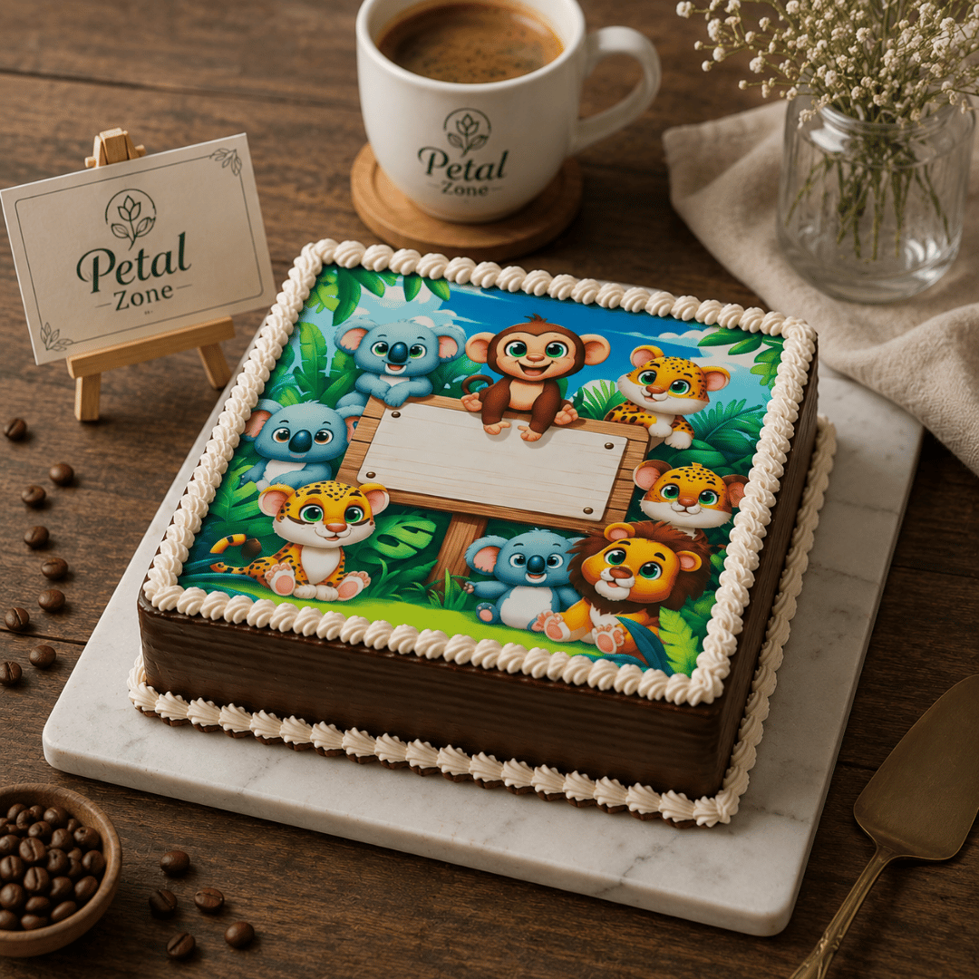Brewed with Memories – Coffee Photo Cake