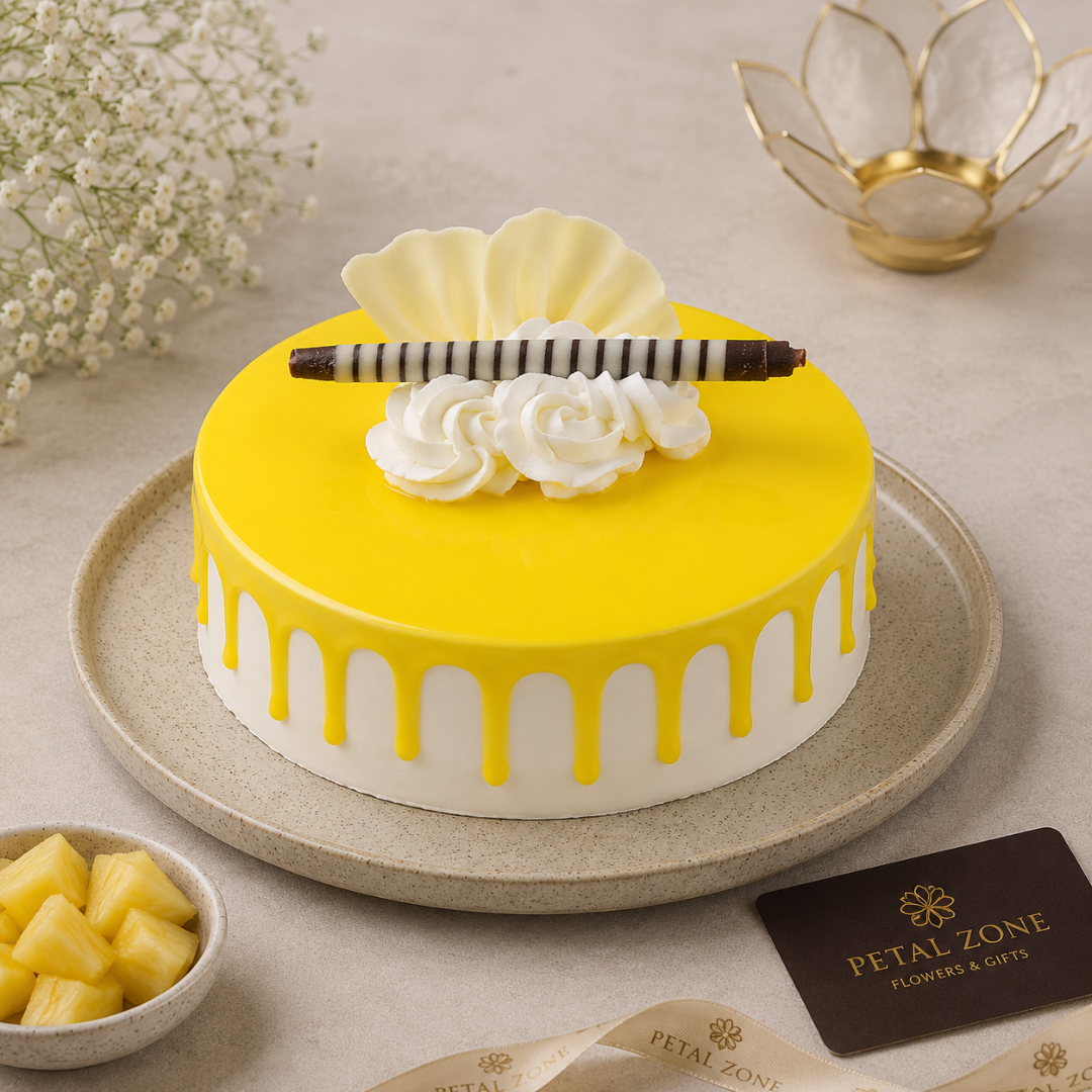 Tropical Pineapple Delight – Cream Cake