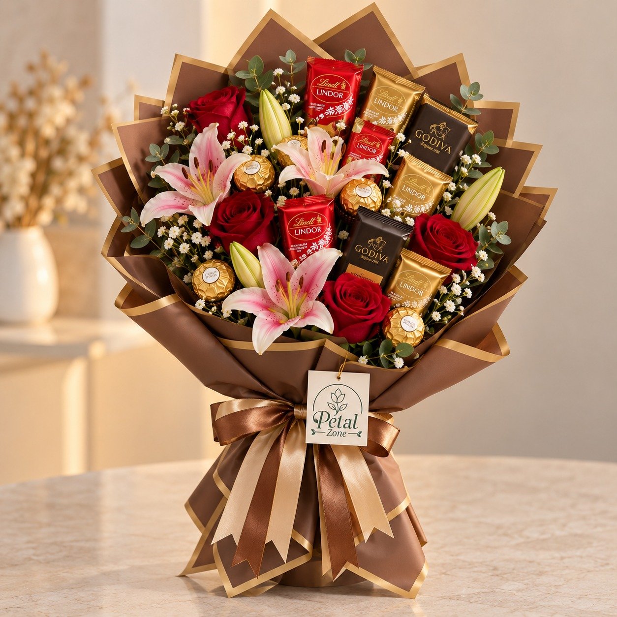 Luxury Chocolate Symphony – Mixed Premium Chocolate Bouquet