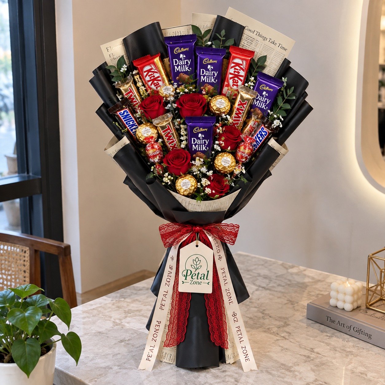 Candy Break Delight – Candy Mix Kit Kat Bouquet